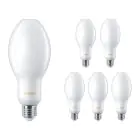 Flerpack 6x Philips TrueForce Core LED E27 HPL/SON Matt 18W 3000lm 300D - 840 Kallvit | Ersättare 80W